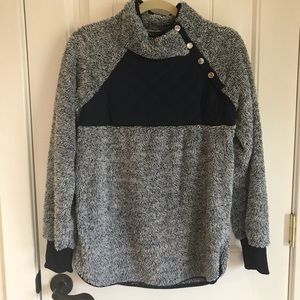 Boutique navy blue sweatshirt